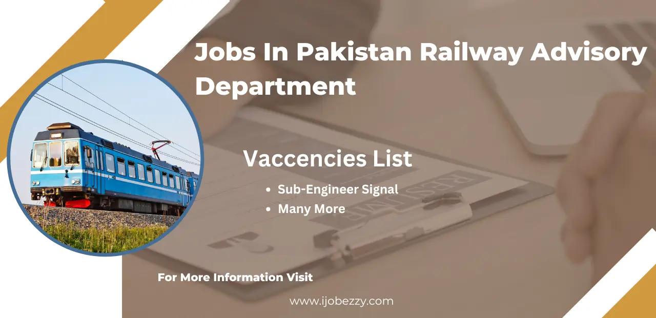 Jobs In Pakistan Railway Advisory Department 2025 Apply Online